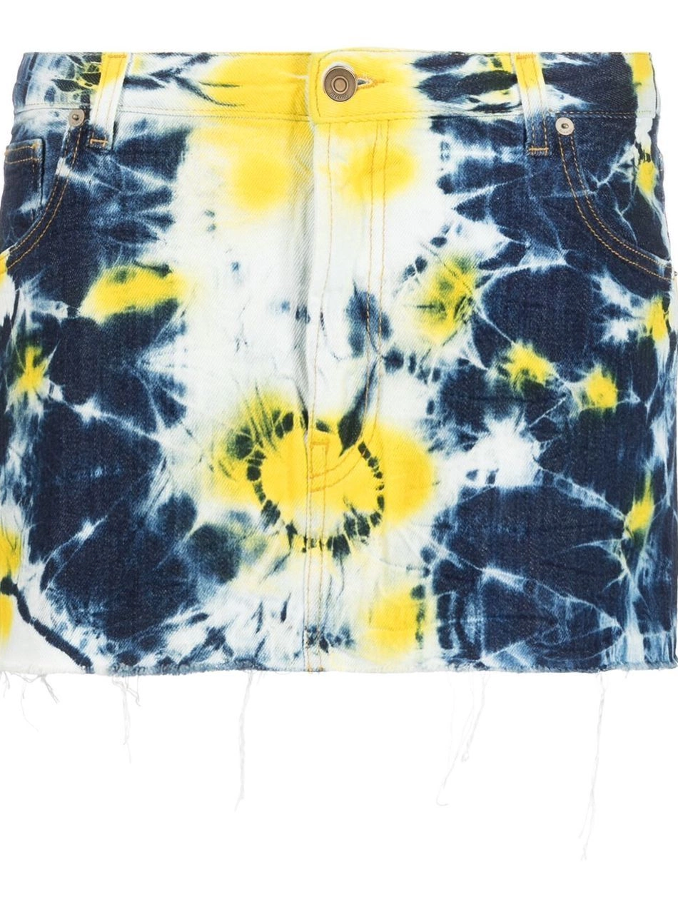 Affordable Women mini Alanui tie dye-print skirt 0811